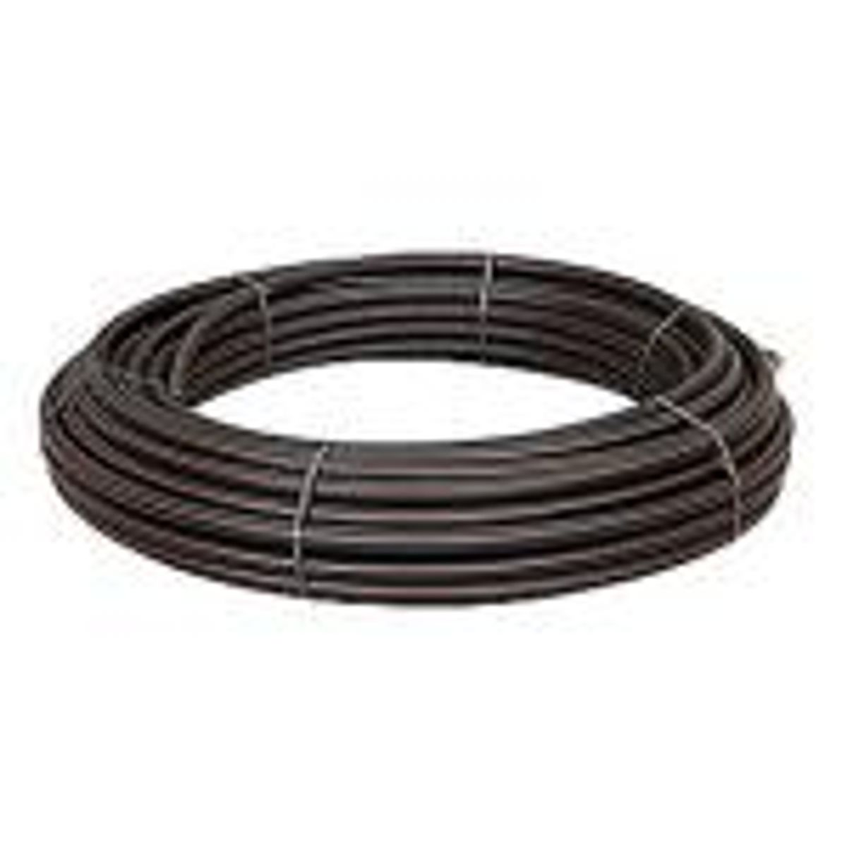 Uponor PE-rør 40 x 2,4 mm PN10. PE100-SDR17. Sort med brun stribe. Rulle a 100 meter. EN12201