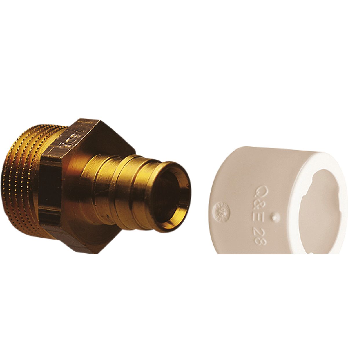 Uponor Quick & Easy overgangsnippel 3/4''x 22 mm