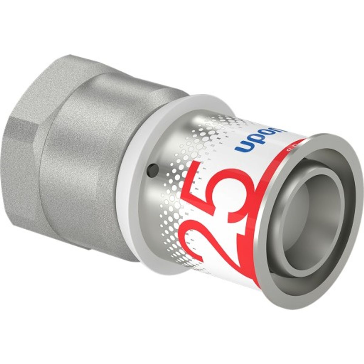 Uponor S-Press Plus overgangsmuffe, 25 mm x 3/4"