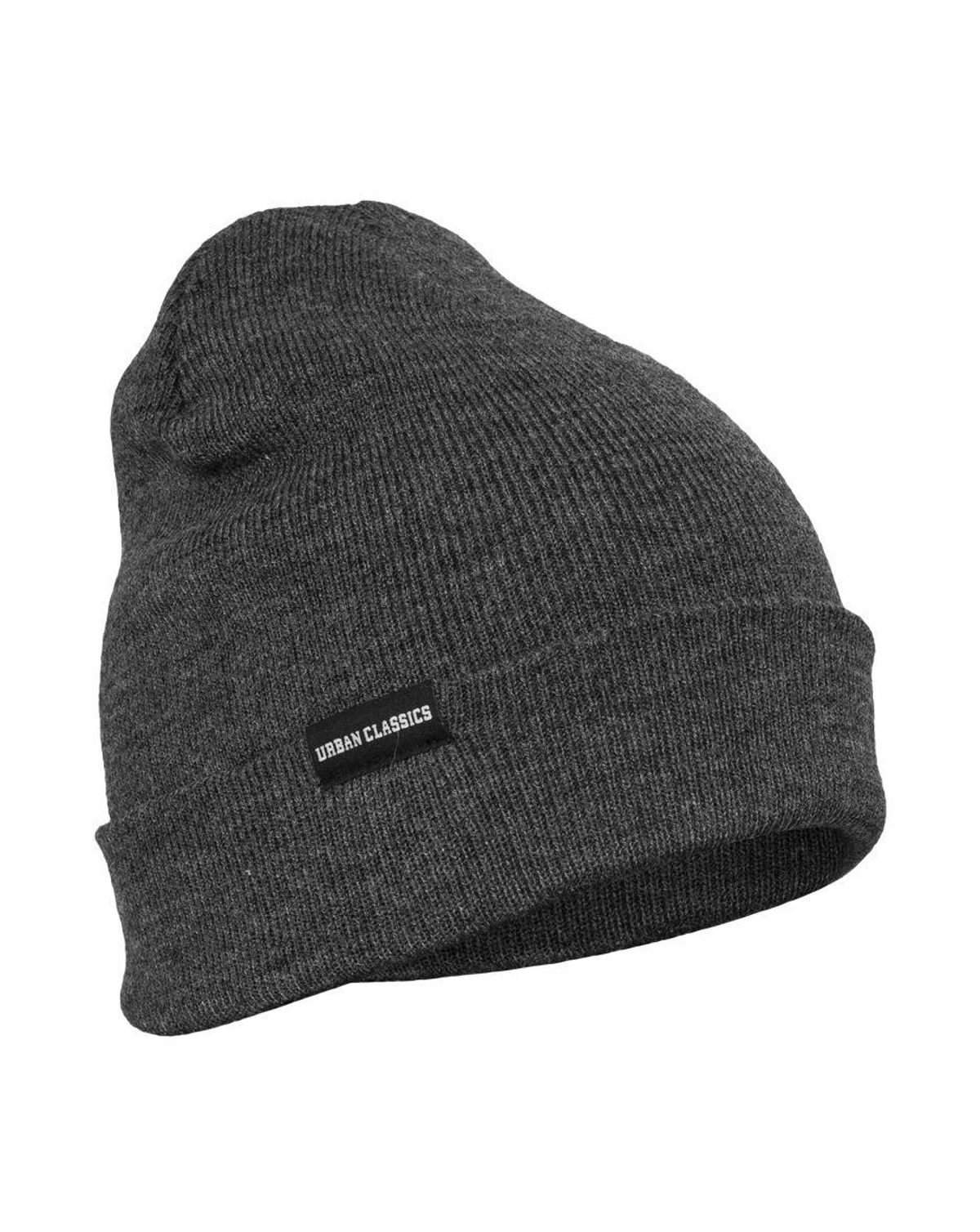 Urban Classics Basis Flap Beanie Koksgrå