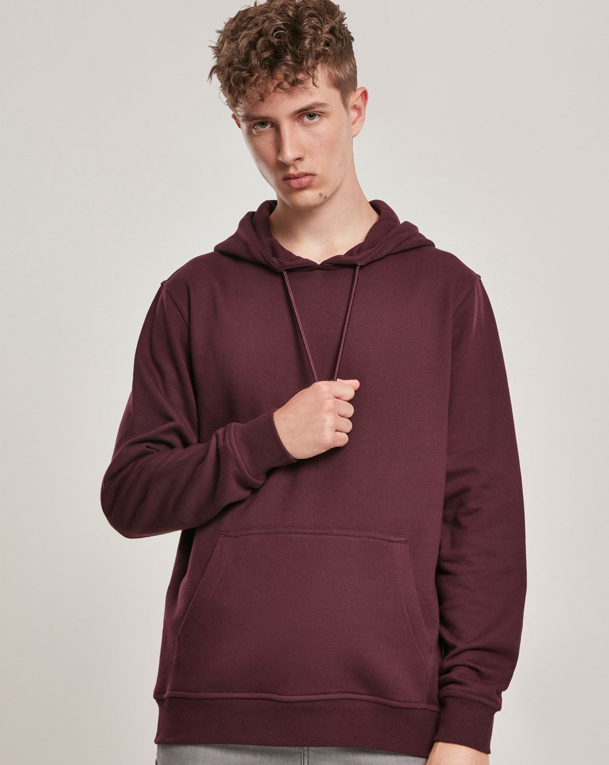 Urban Classics Basis Hoodie Bordeaux