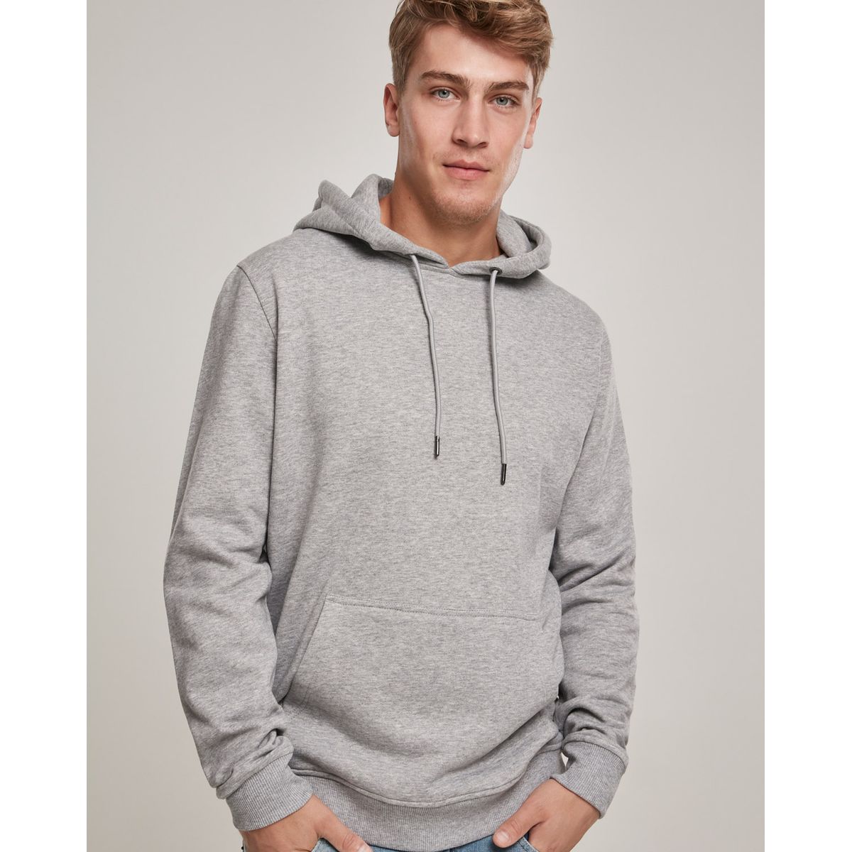 Urban Classics Basis Hoodie Grå