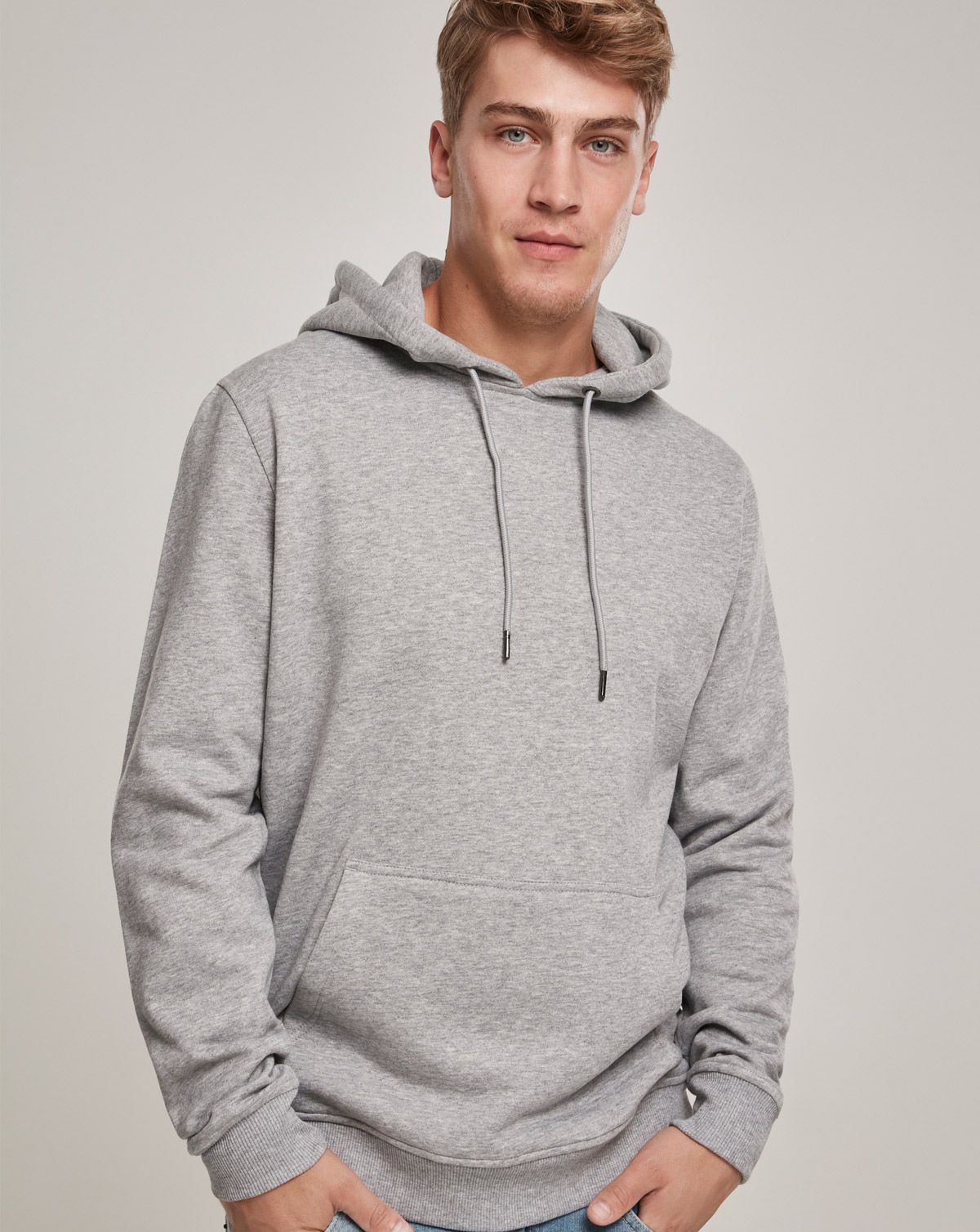 Urban Classics Basis Hoodie Grå