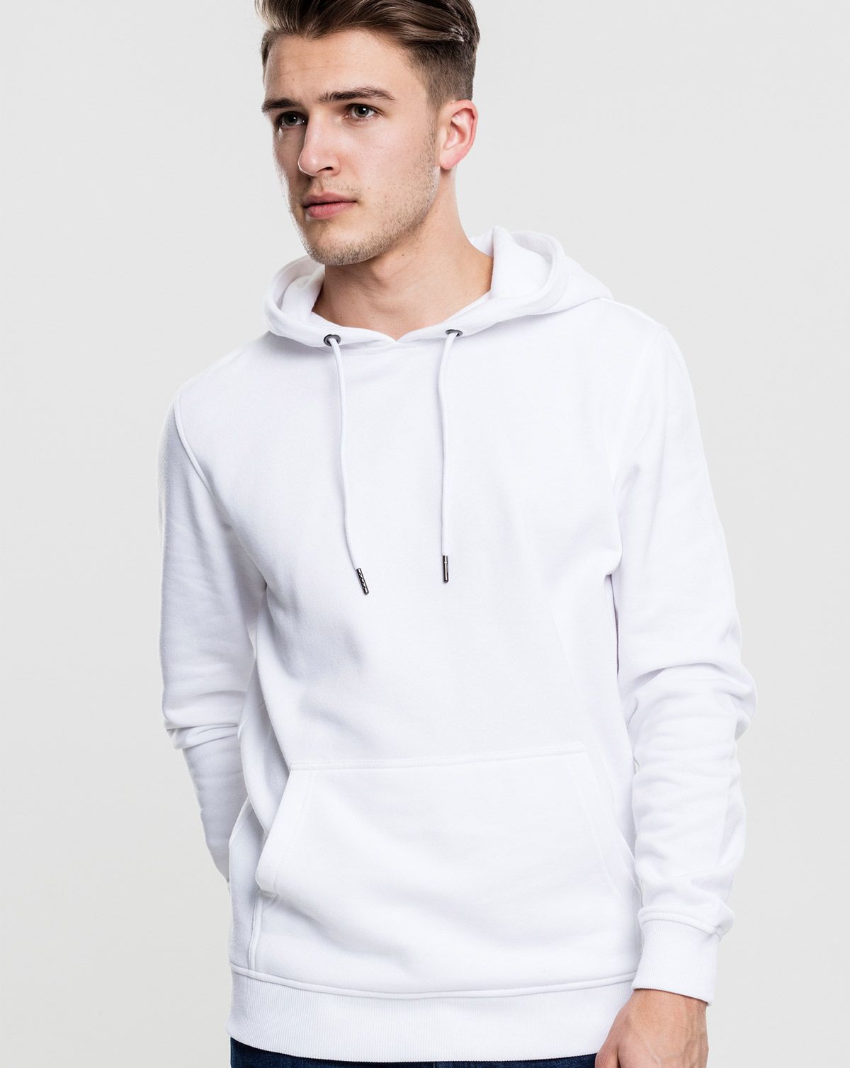 Urban Classics Basis Hoodie Hvid