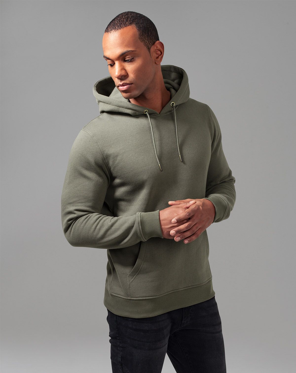 Urban Classics Basis Hoodie Oliven