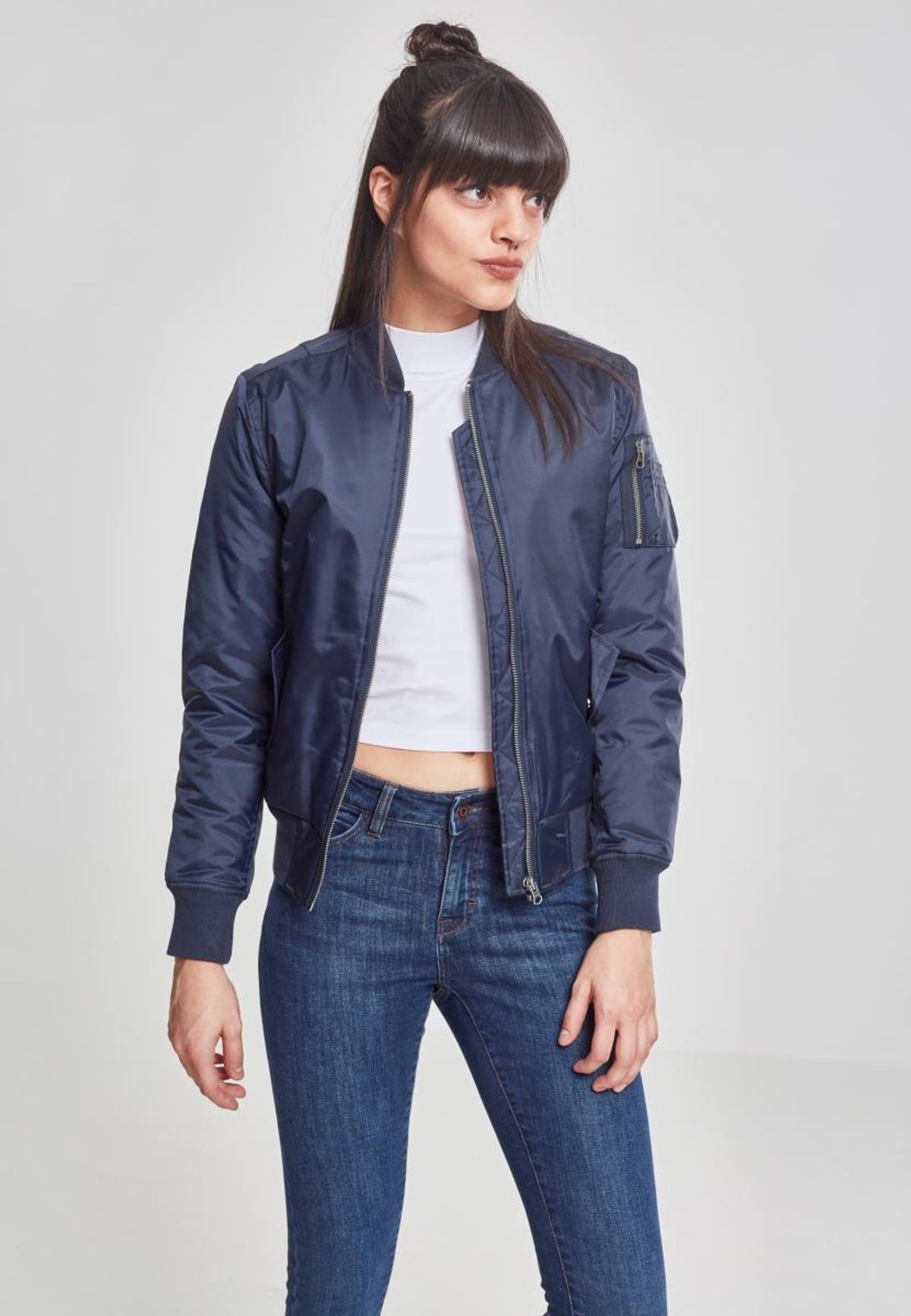 Urban Classics Bomberjakke Dame Navy S