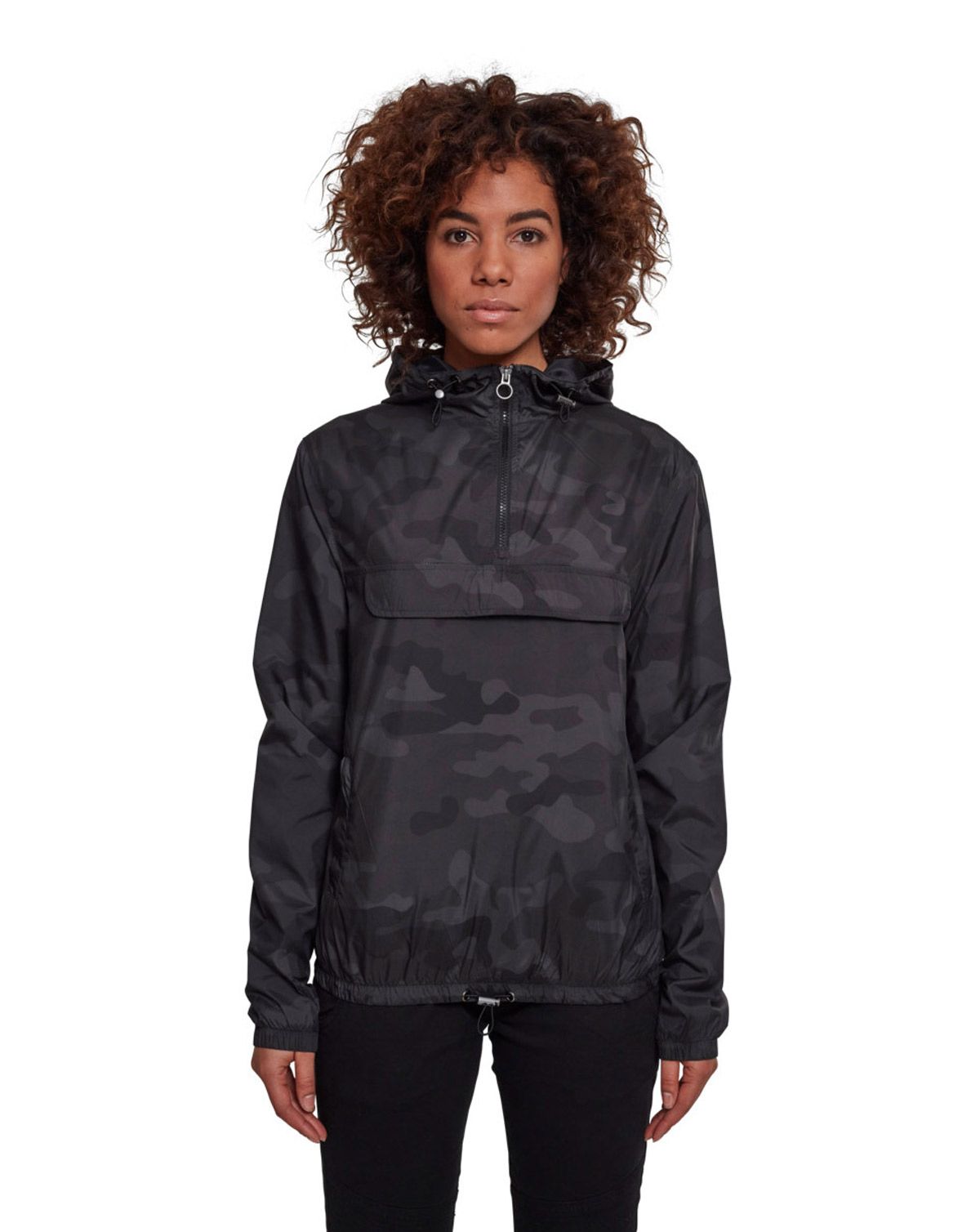 Urban Classics Camouflage Anorak Dark Camo