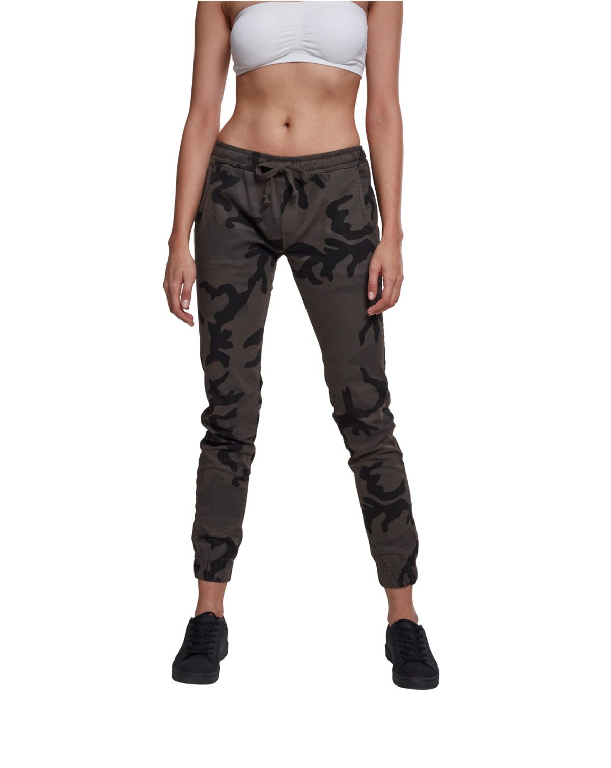 Urban Classics Camouflage Jogging Bukser Dark Camo L