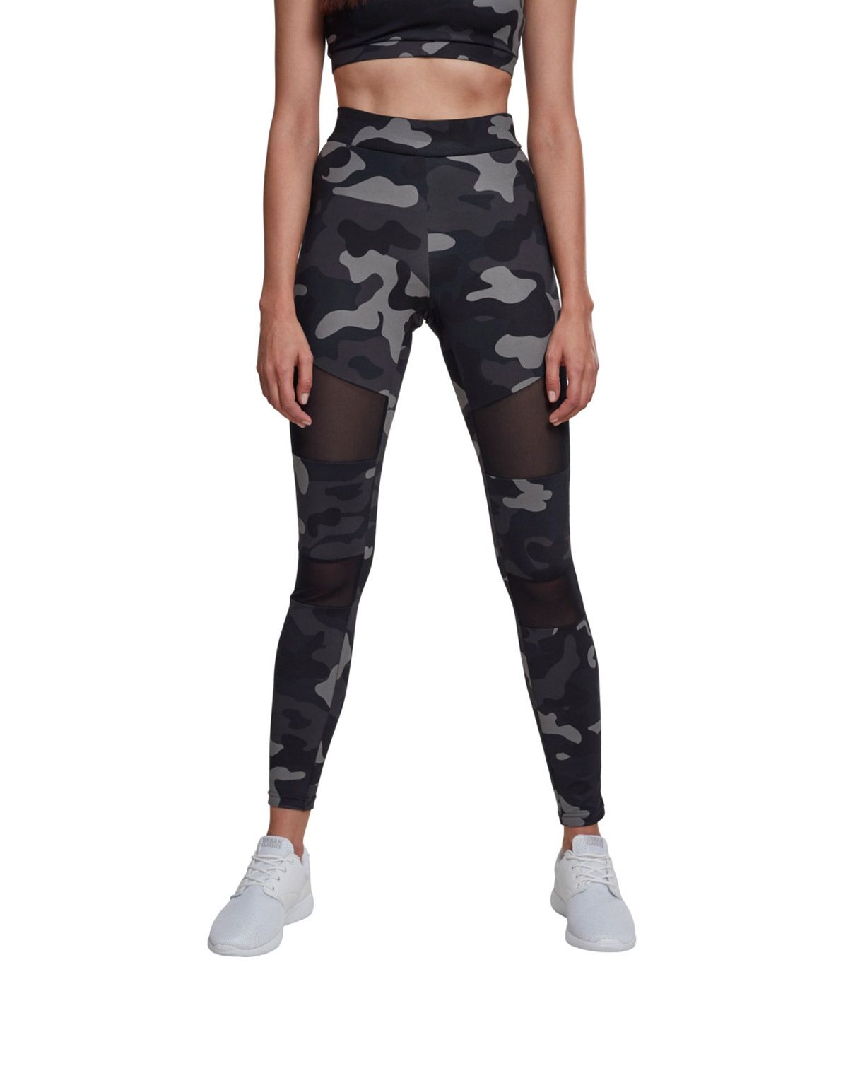 Urban Classics Camouflage Leggings m. Mesh Dark Camo