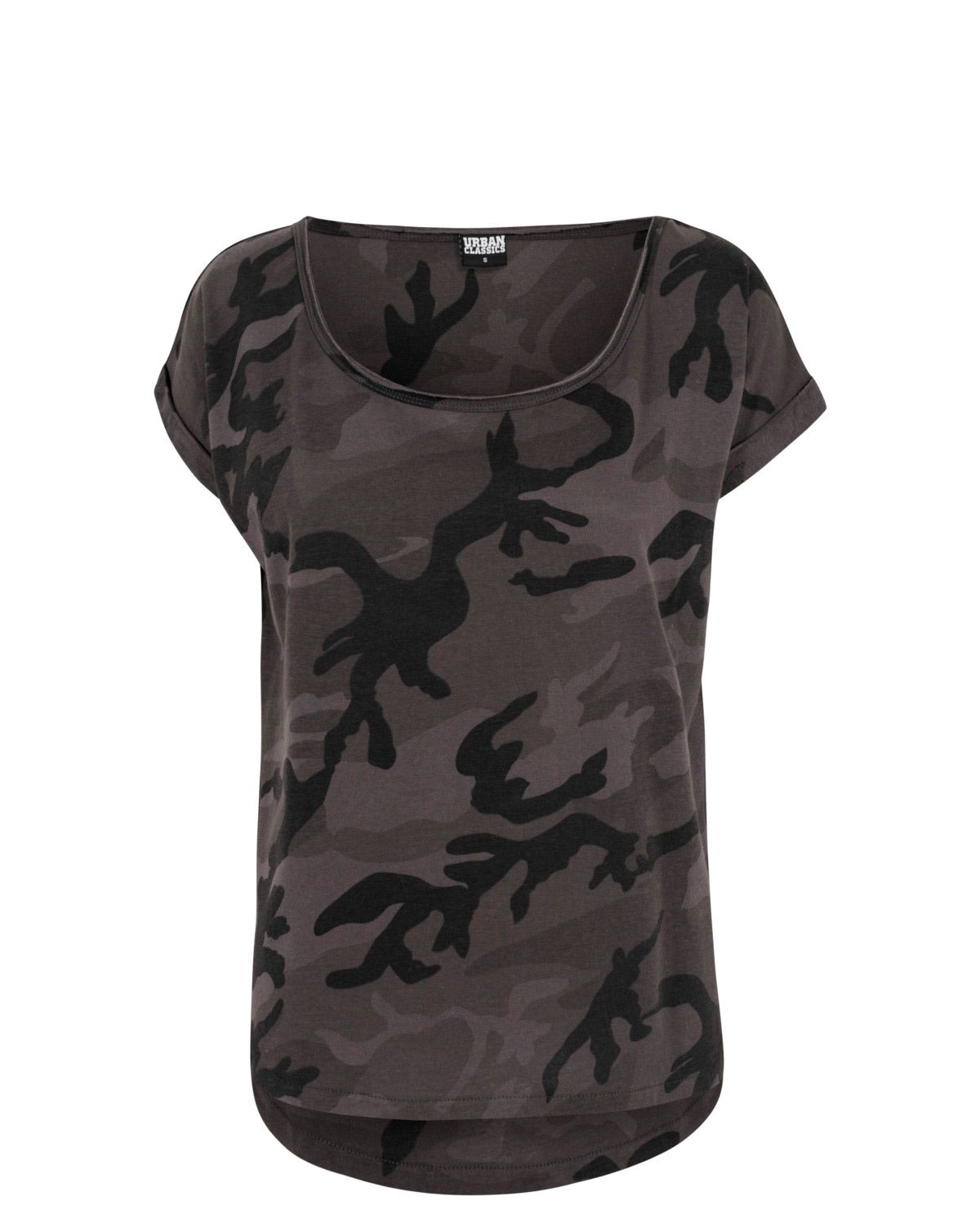 Urban Classics Camouflage T-Shirt m. Lang Ryg Dark Camo