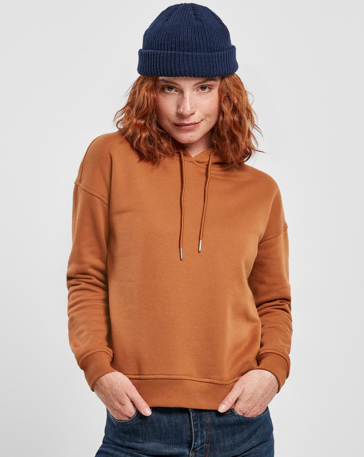 Urban Classics Dame Hoodie Toffee