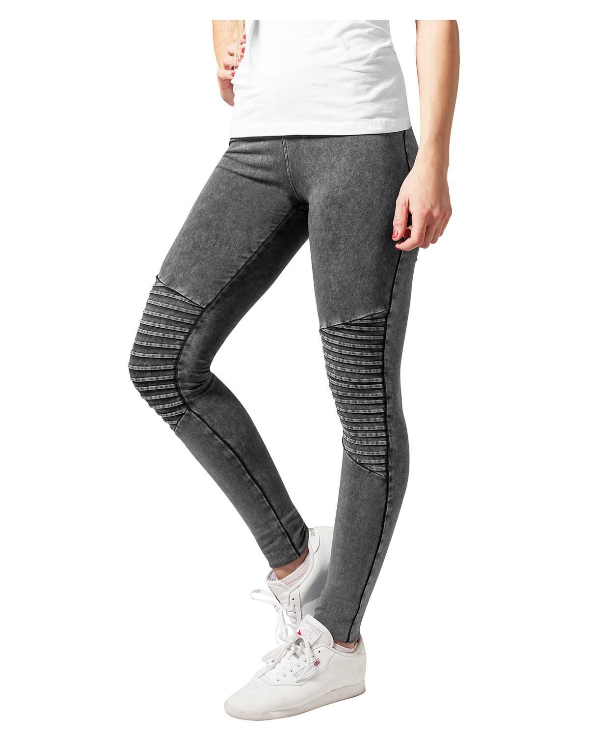 Urban Classics Denim Jersey Leggings Mørk Grå