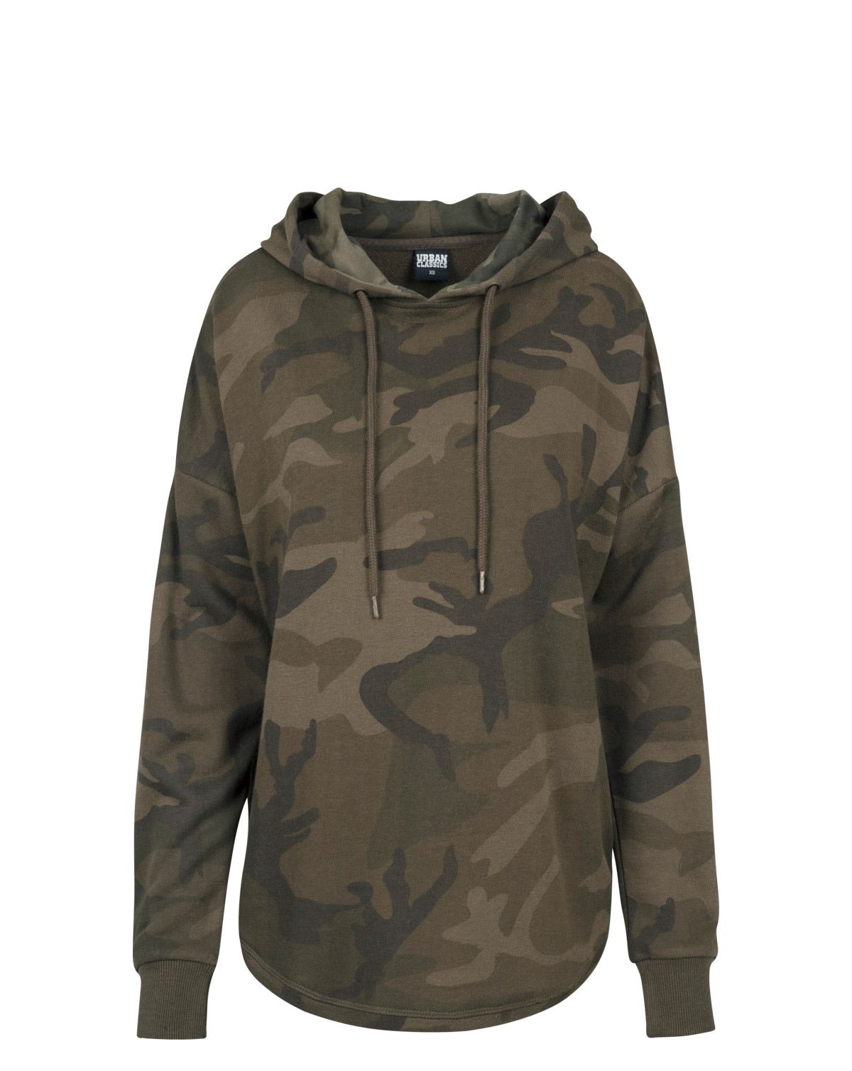 Urban Classics Oversized Camouflage Hoodie Oliven Camo S