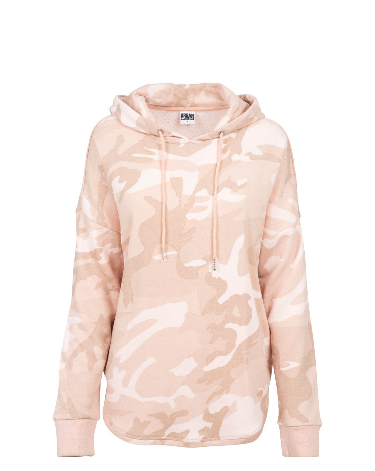 Urban Classics Oversized Camouflage Hoodie Rose Camo S