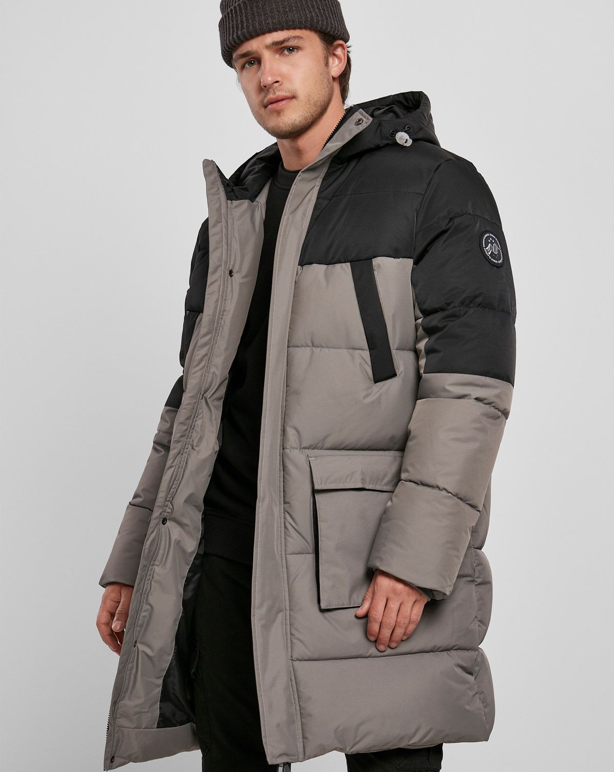 Urban Classics Puffer Parka Jakke Koksgrå