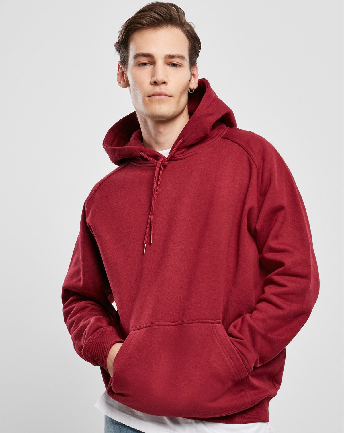 Urban Classics Simpel Hoodie Bordeaux