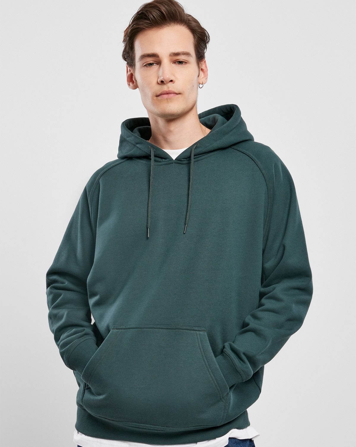 Urban Classics Simpel Hoodie Flaskegrøn