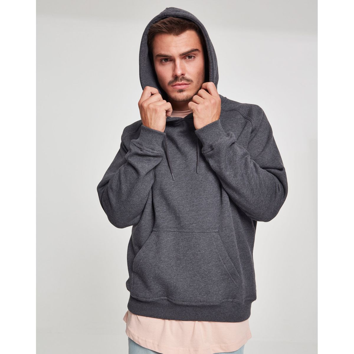 Urban Classics Simpel Hoodie Koksgrå