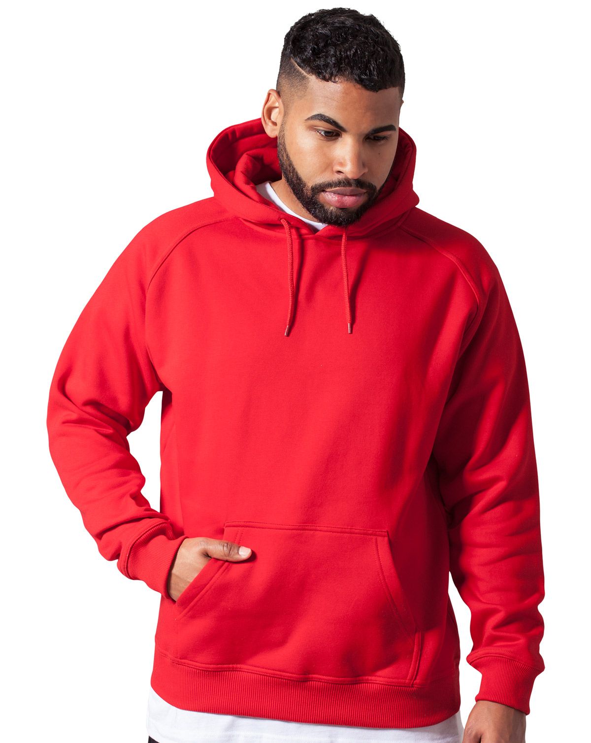 Urban Classics Simpel Hoodie Rød