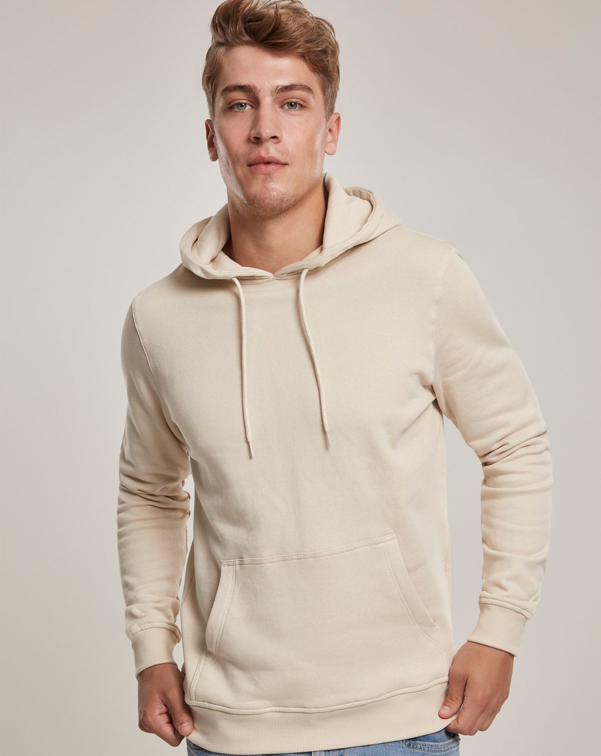 Urban Classics Økologisk Basis Hoodie Sand