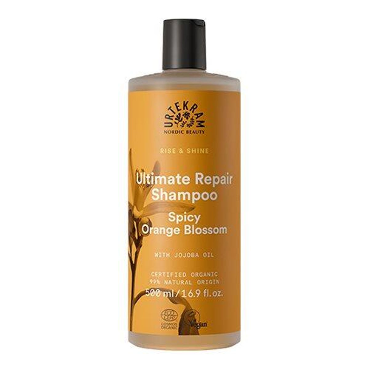 Urte Shampoo Spicy Orange Blossom t. tørt & ødelagt hår, 500ml.