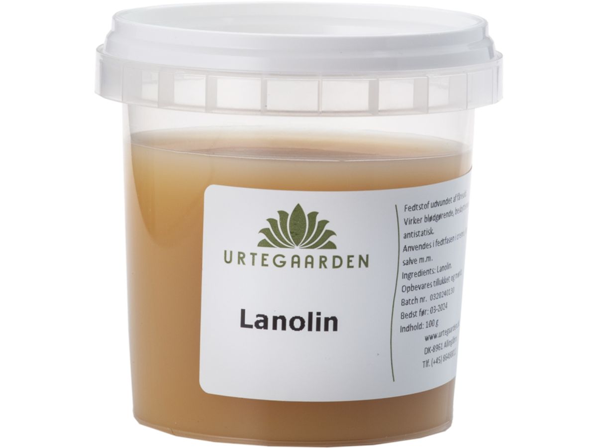 Urtegårdens 100 % ren lanolin - 100 g