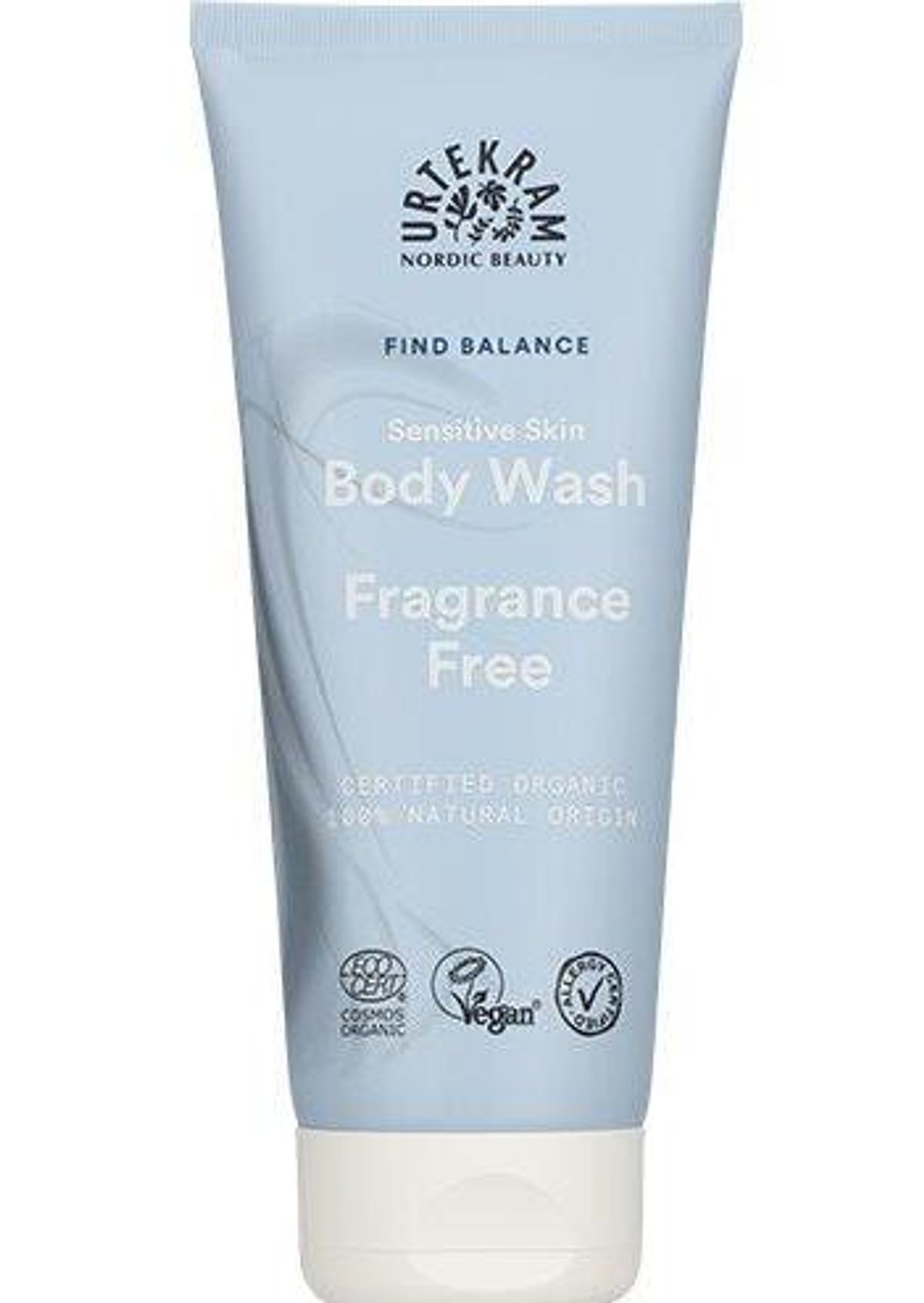 Urtekram Body Wash Fragrance Free, 200ml.