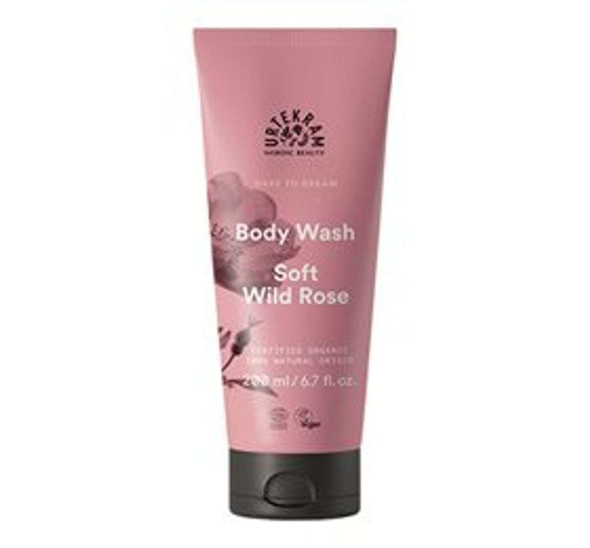 Urtekram Body Wash Soft Wild Rose 200 ml.