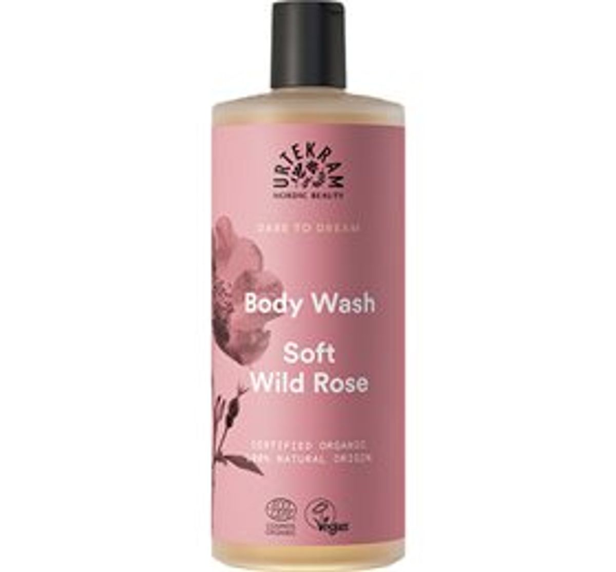 Urtekram Body Wash Soft Wild Rose 500 ml.