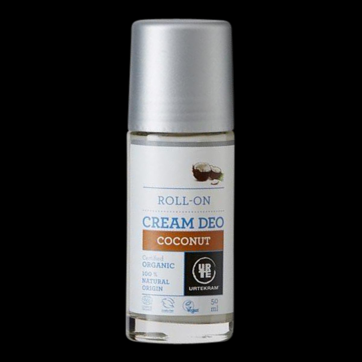 Urtekram Coconut Deo Crystal Roll-on deo - 50 ml - Økologisk