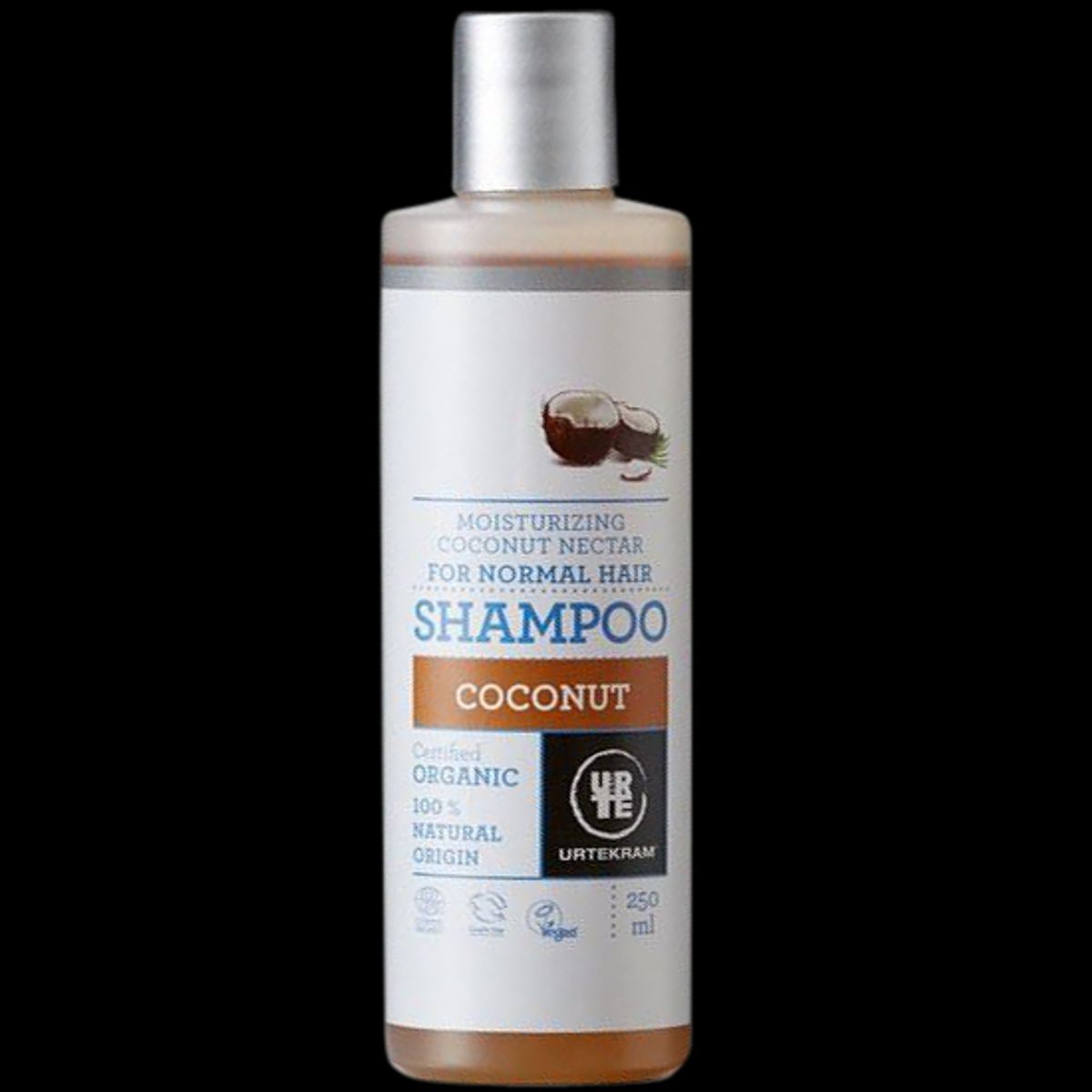 Urtekram Coconut Shampoo Normal Hår 250 ml - Økologisk