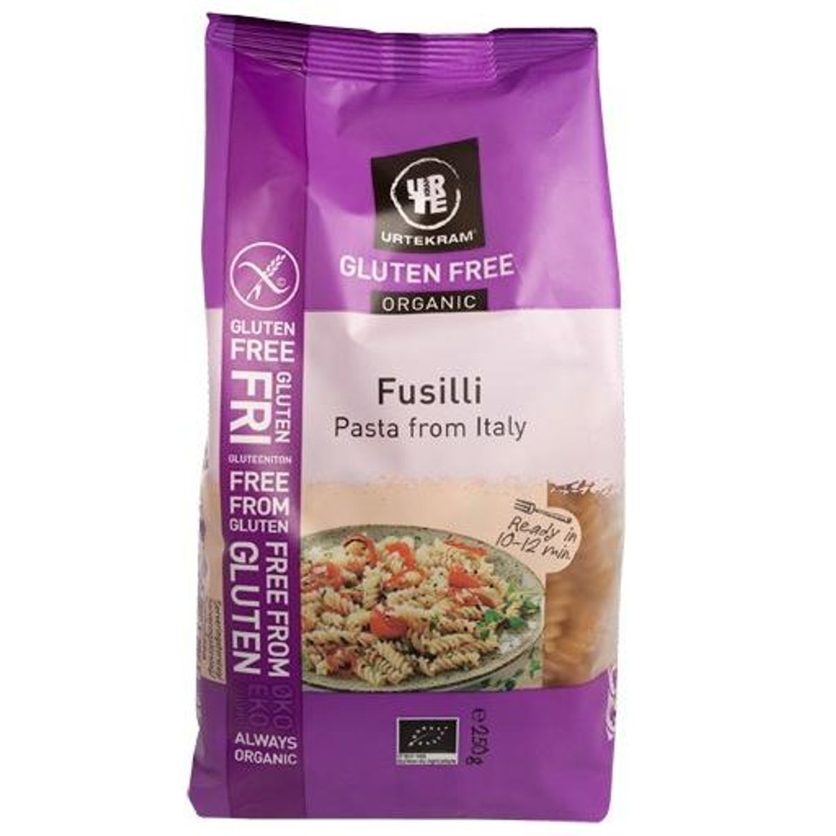 Urtekram Fusilli Glutenfri Ø, 250g.