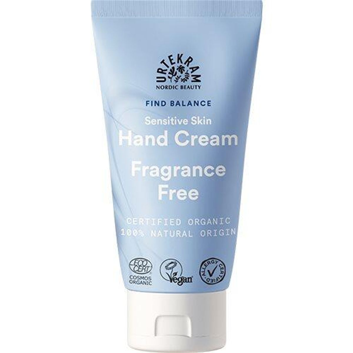 Urtekram Håndcreme Fragrance Free, 75ml