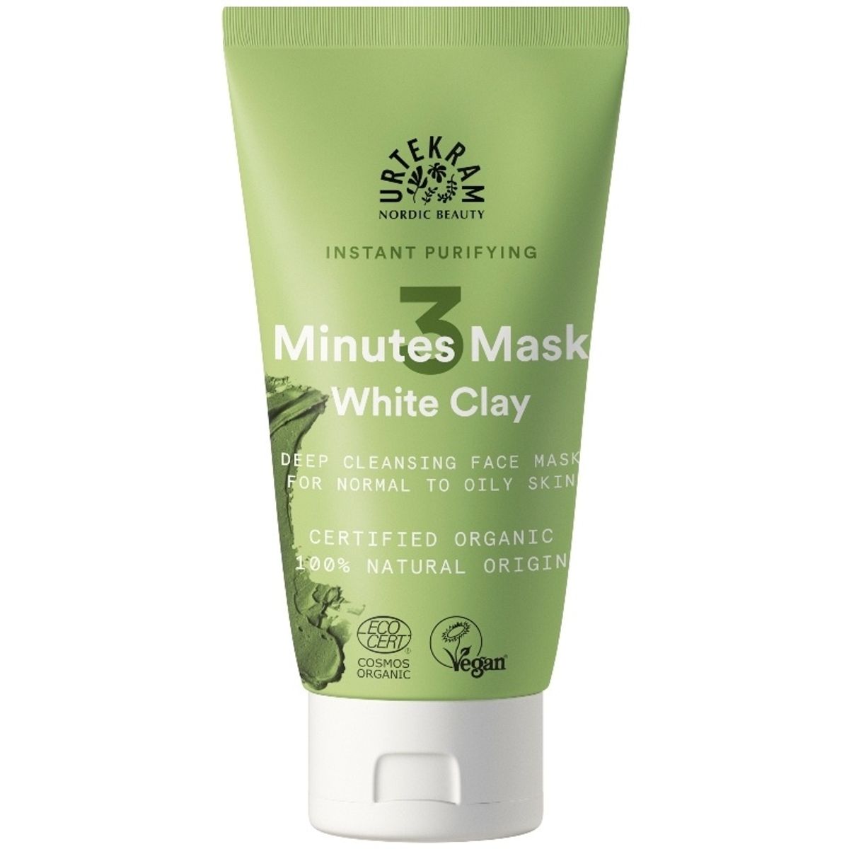 Urtekram Instant Purifying 3 Minutes Face Mask 75 ml