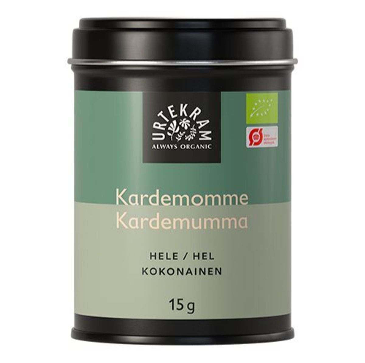 Urtekram Kardemomme hel Ø, 15g.