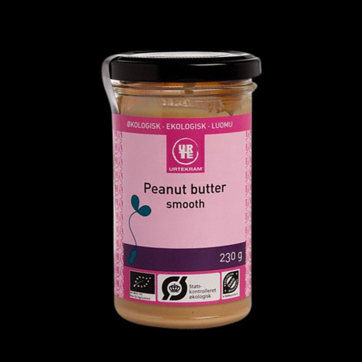 Urtekram Peanutbutter Smooth 230 g.