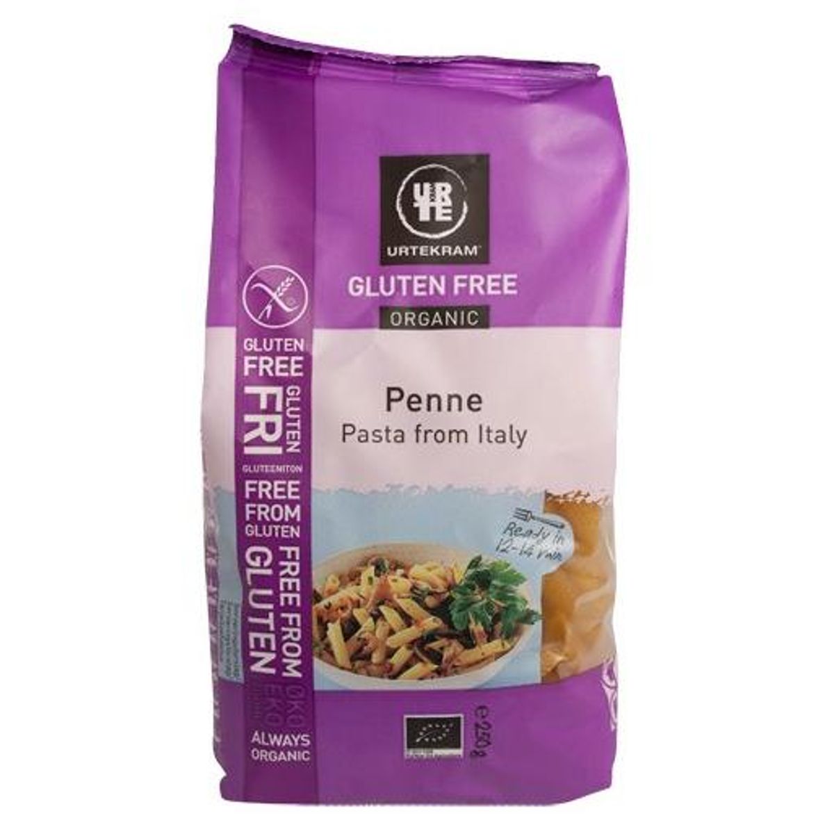 Urtekram Penne Glutenfri Ø, 250g.