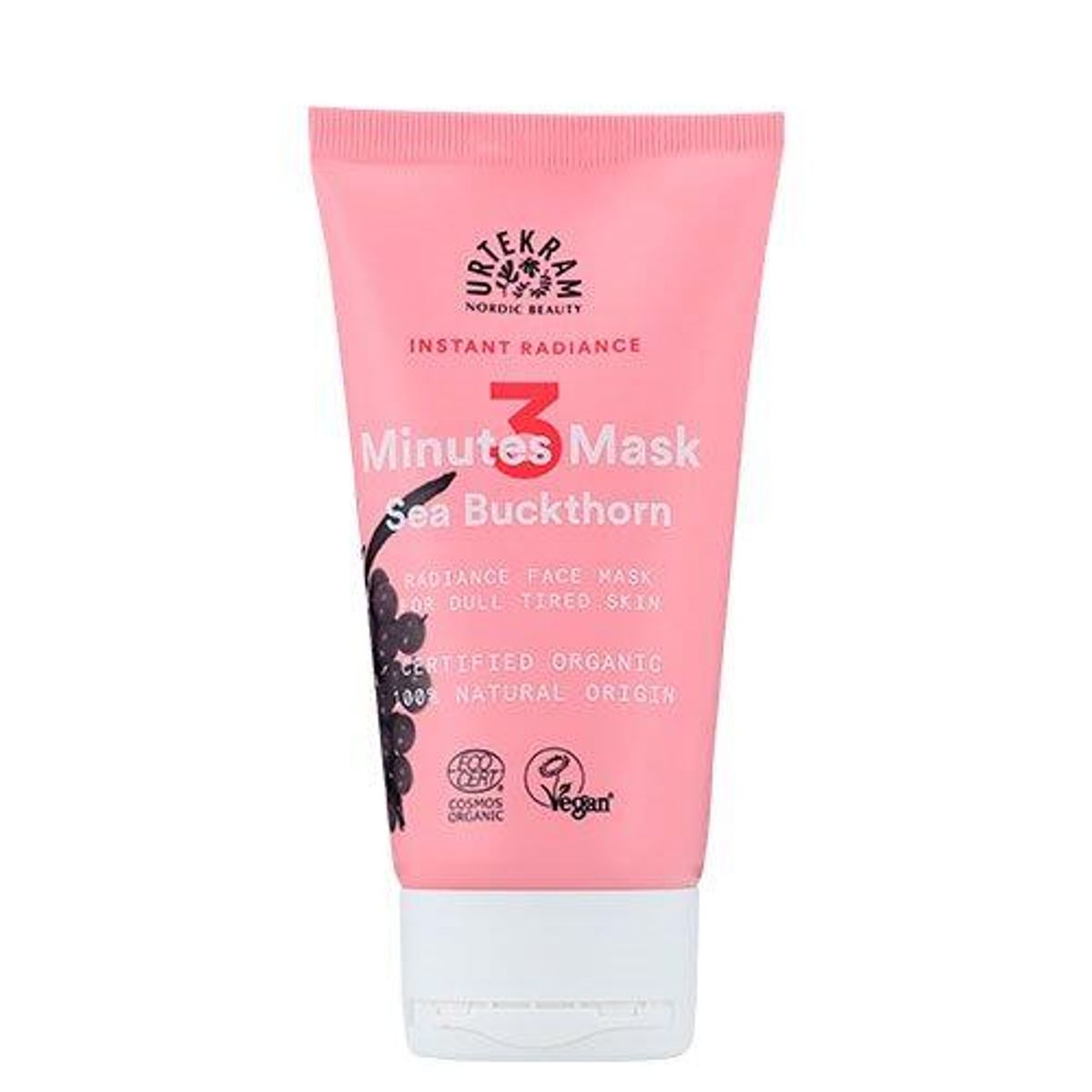 Urtekram Radiance 3 minutes Face Mask, 75ml