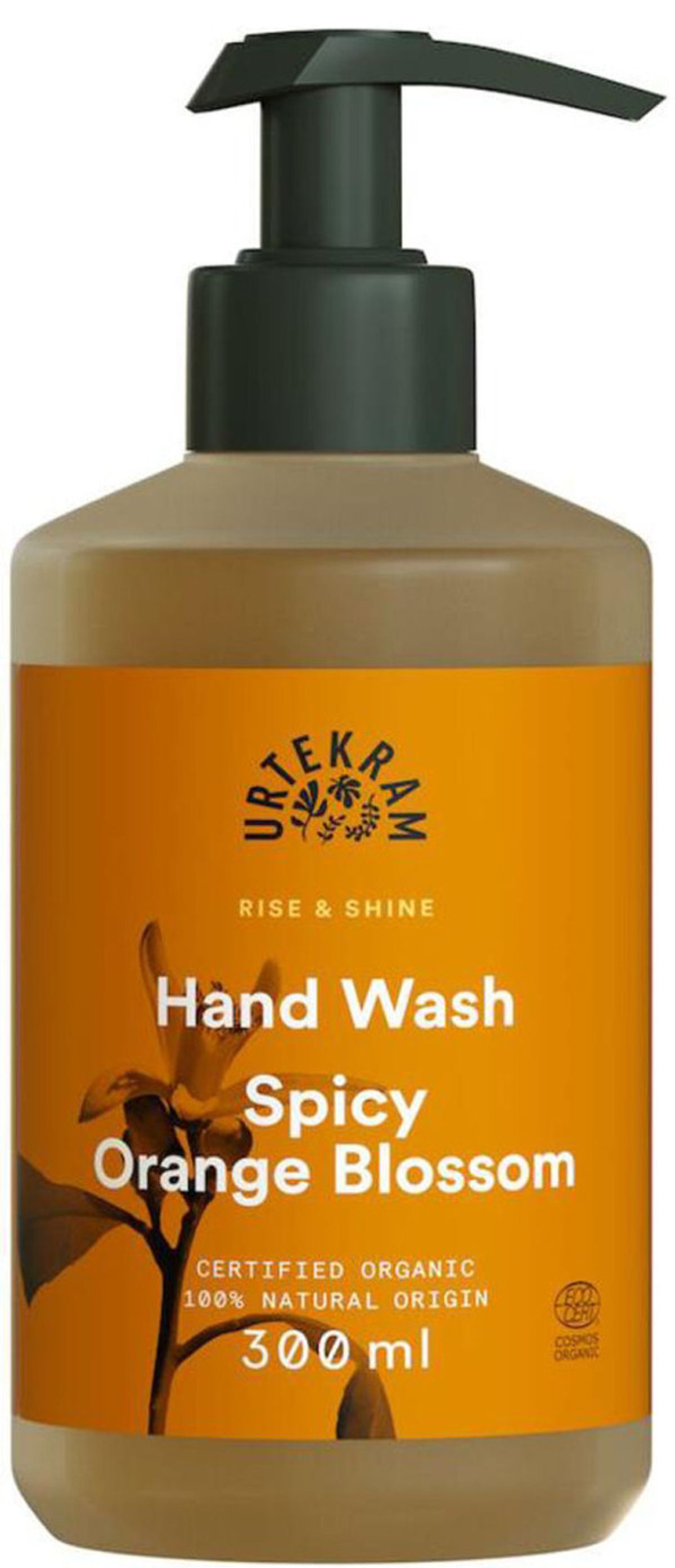 Urtekram rise & shine hand wash spicy orange blossom 300ml