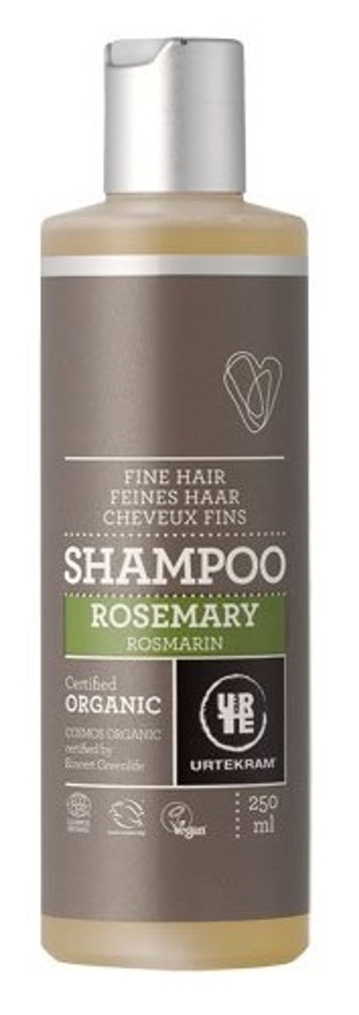 Urtekram rosmarin Shampoo, 250ml.