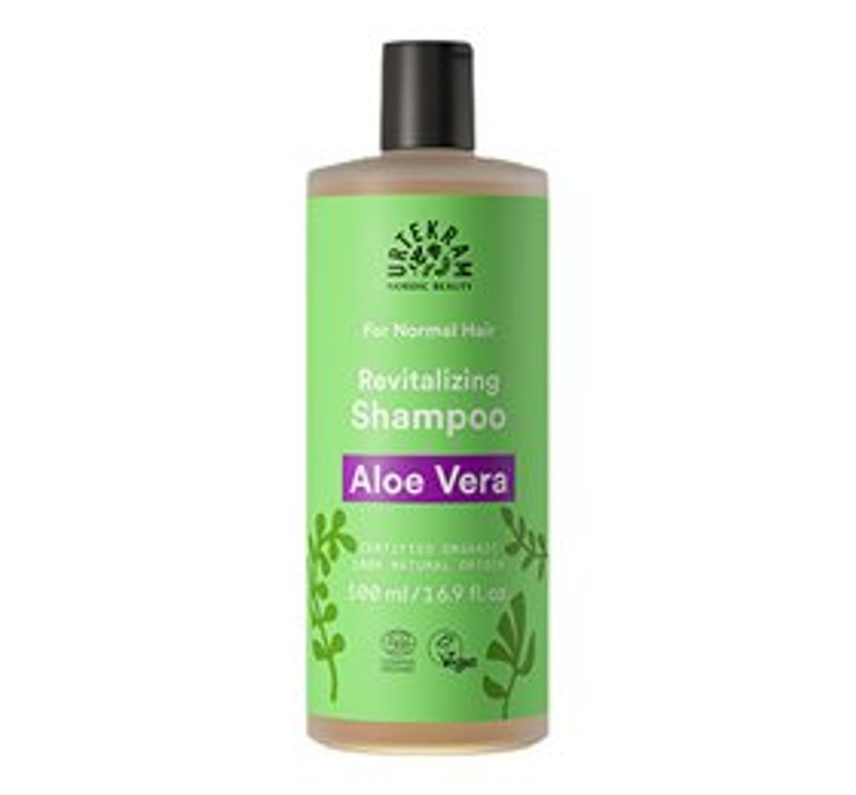 Urtekram Shampoo t. normalt hår Aloe &bull; 500ml.