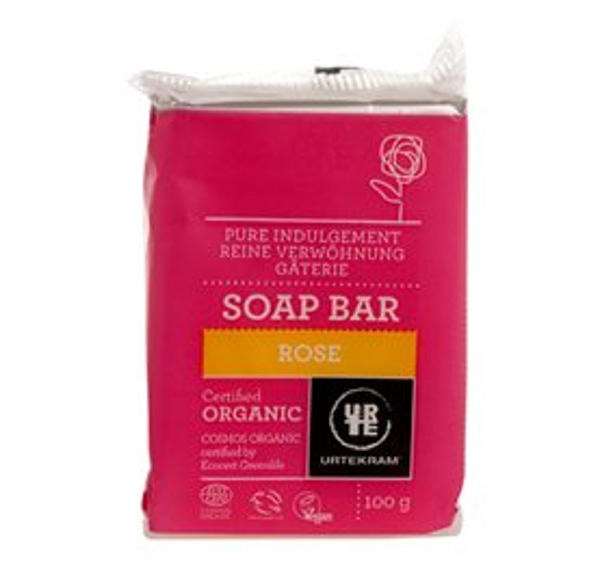 Urtekram Sæbe Rose &bull; 100g.