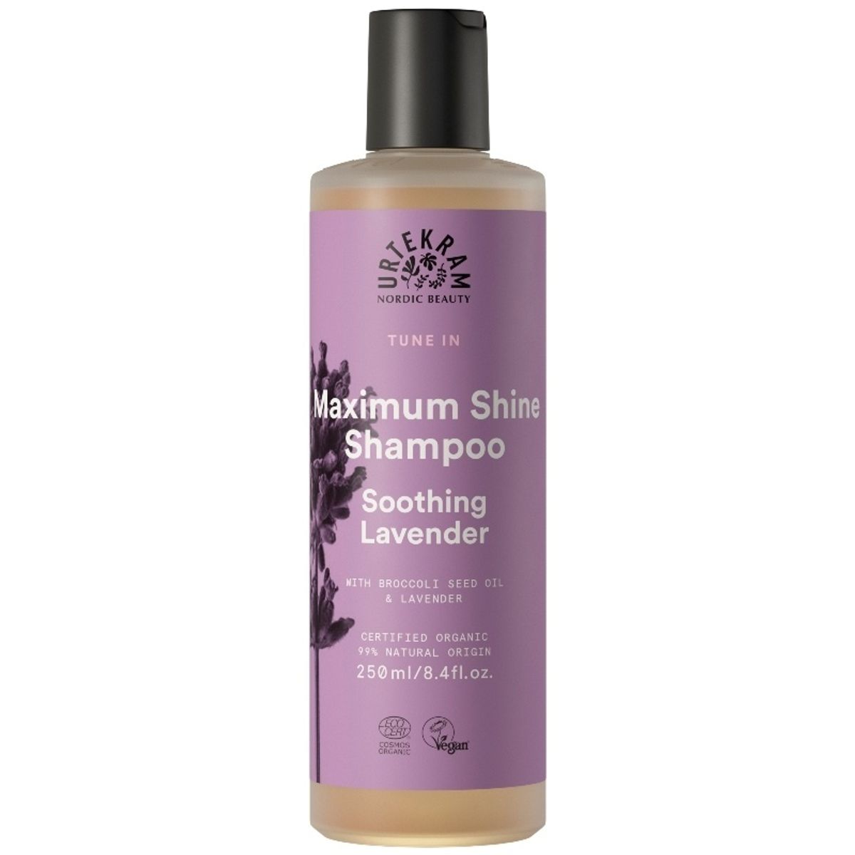 Urtekram Tune In Maximum Shine Shampoo Soothing Lavender 250 ml