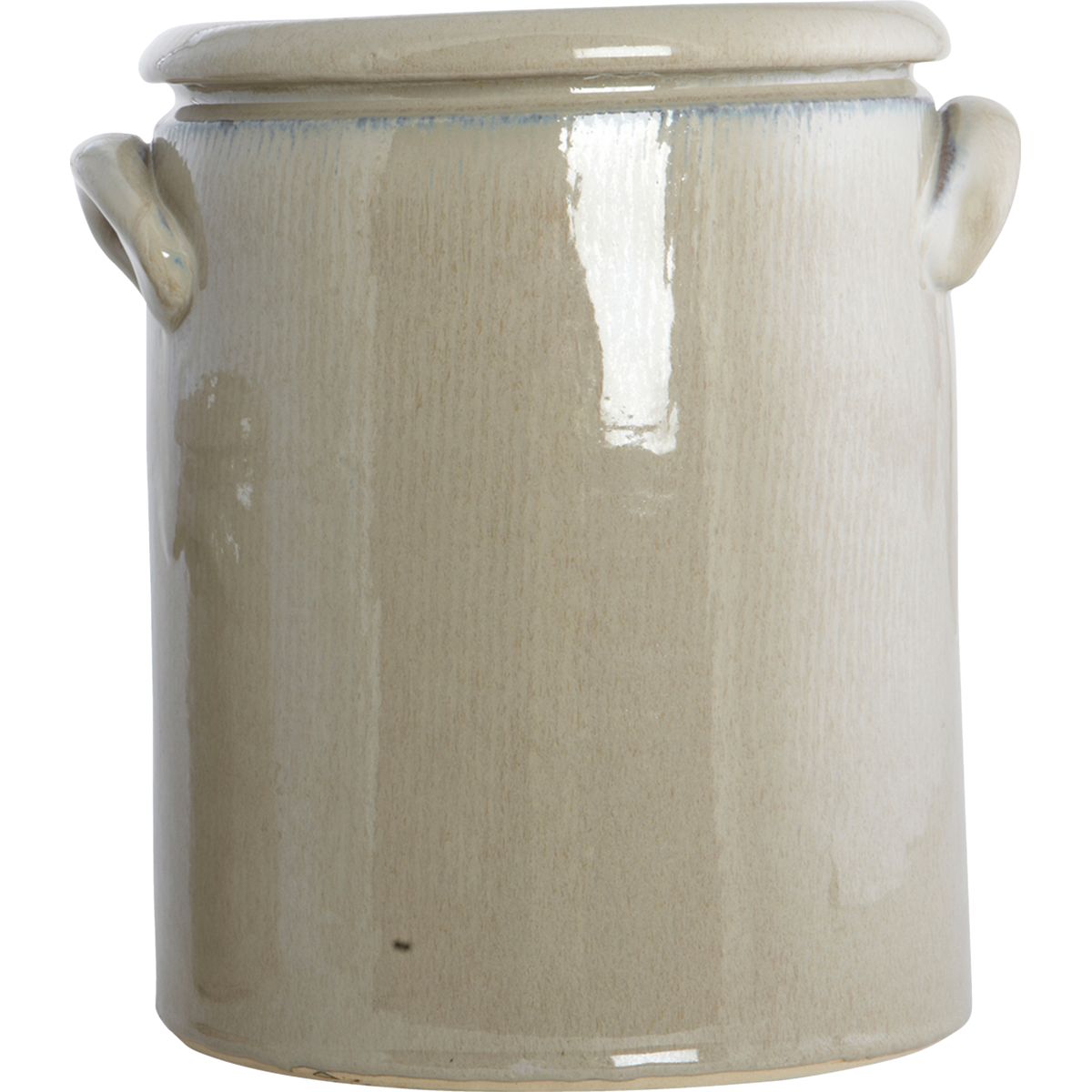 Urtepotte, HDPottery M, Sand - Sand / White clay / h: 24 cm, dia: 20 cm