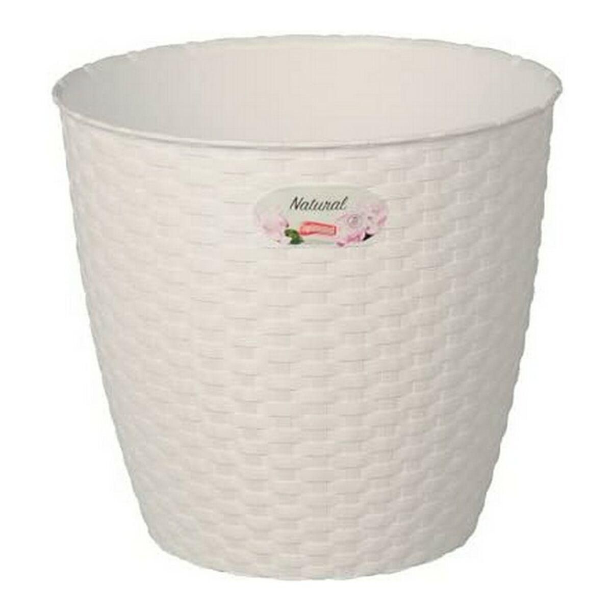 Urtepotte Stefanplast 73450 Hvid Plastik 14 x 13 x 14 cm