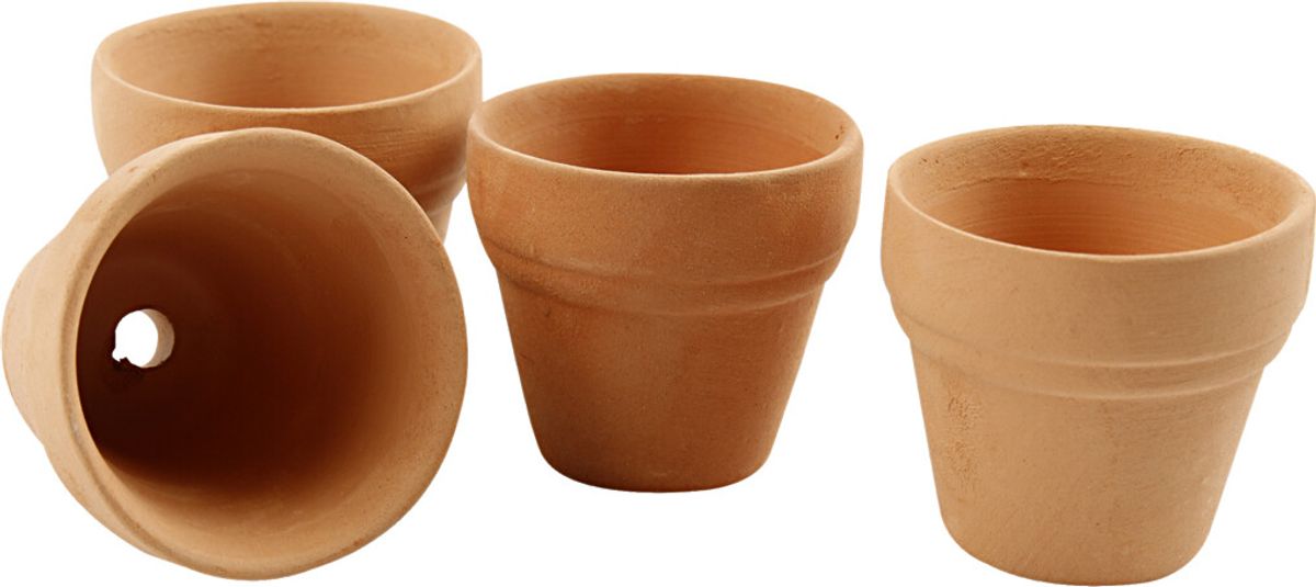 Urtepotteskjulere - Terracotta - H 3,1 Cm - ø 3,4 Cm - 48 Stk