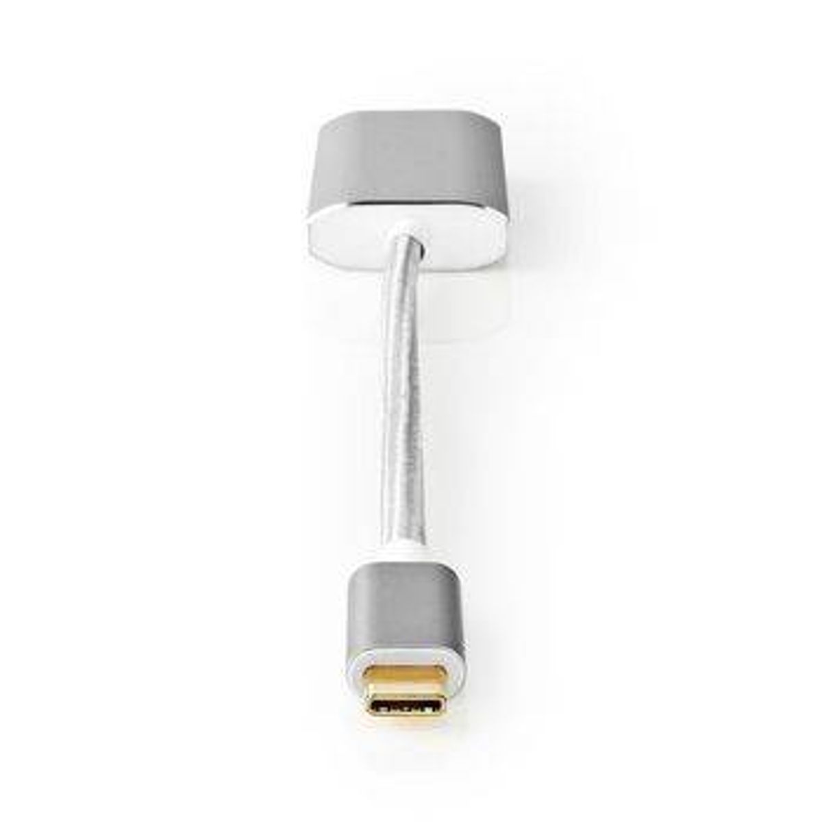 USB 3.2 - USB-C til DisplayPort (hun) adapter - 4K / 60 Hz - Sølv - 0.20 m