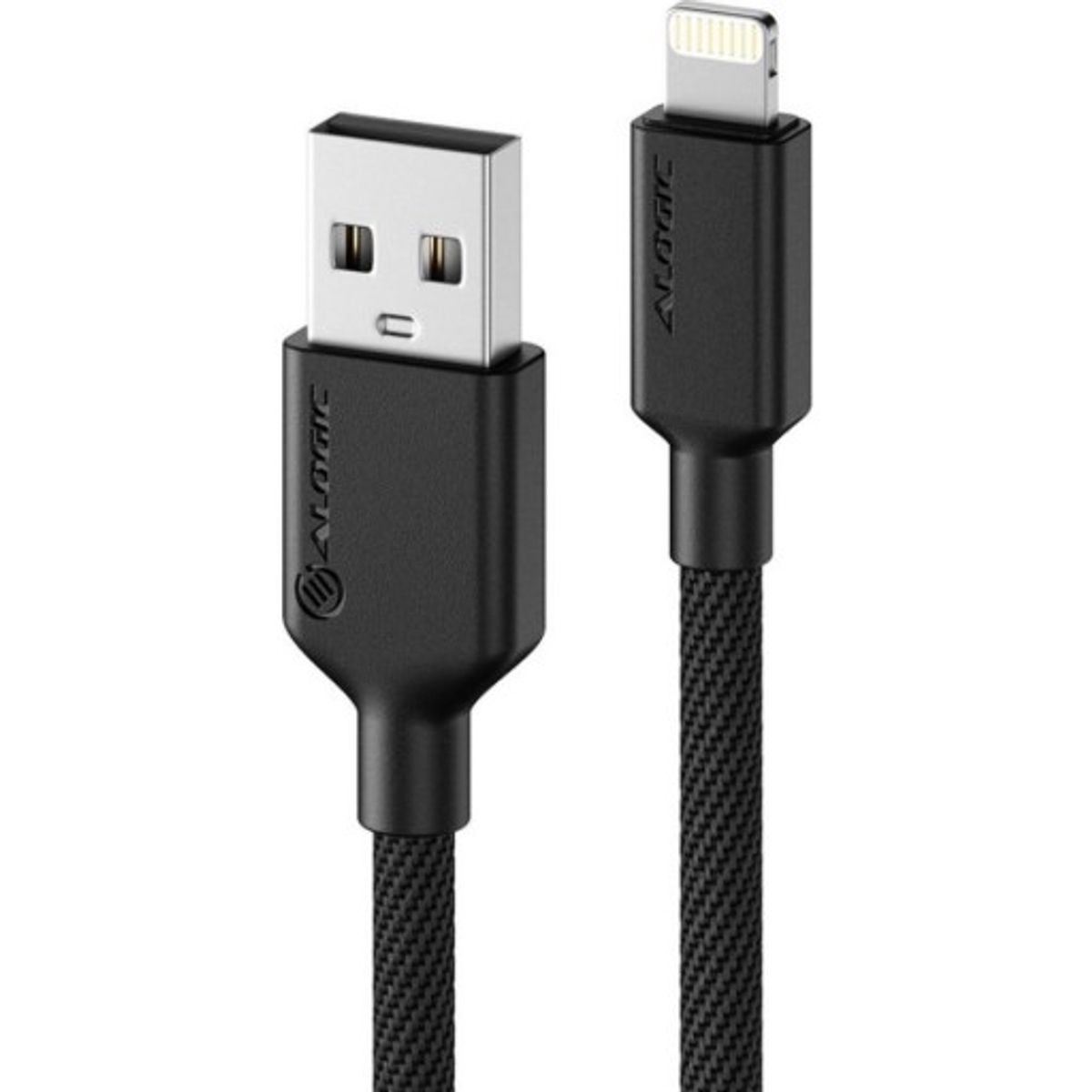 USB-A TIL LIGHTNING 1M SORT