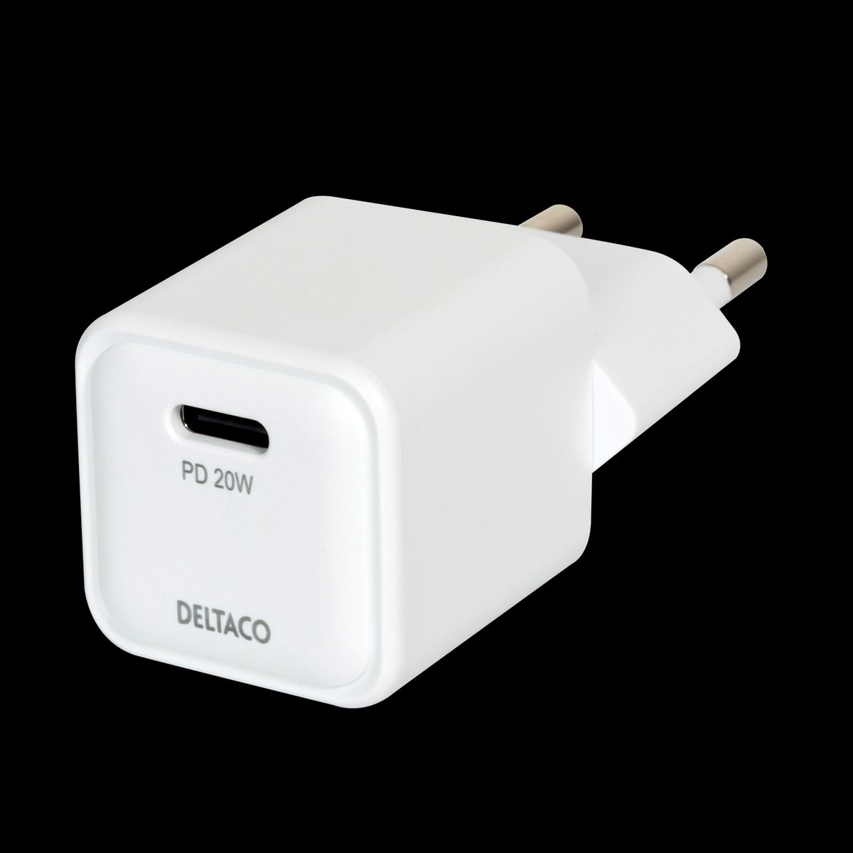 USB-C PD HURTIG oplader / adapter - 5 års garanti - 20W - Hvid