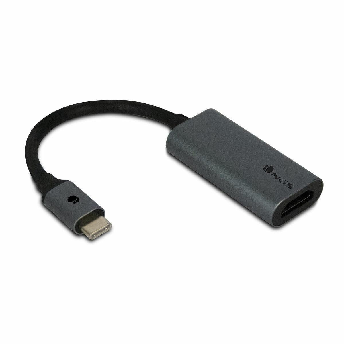 USB C til HDMI-adapter NGS WONDERHDMI Grå 4K Ultra HD